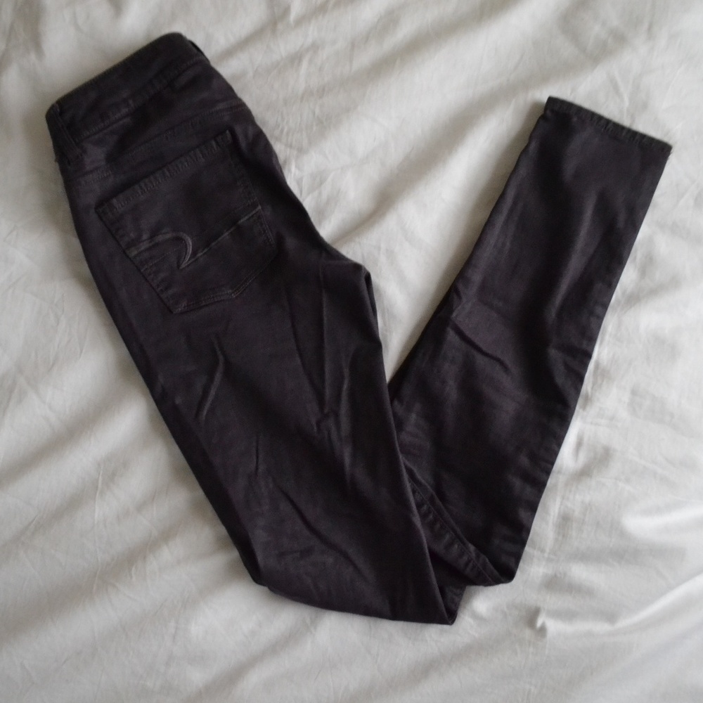 American Eagle Hi-rise Jegging Purple - Picture 2 of 3